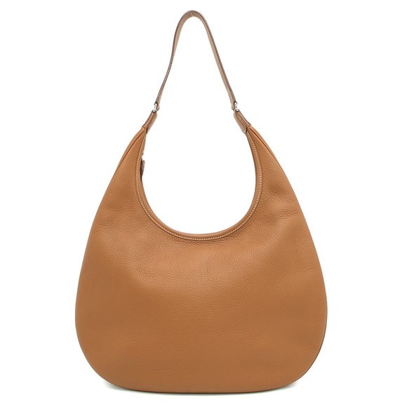 Hermes Hermès Gao Shoulder Bag in Gold Taurillon Clemence Leather with L Stamp - Picture 1 of 10